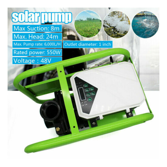550W DC48V Solar Water Pump MPPT Controller For Agriculture Garden Irrigation image {1}