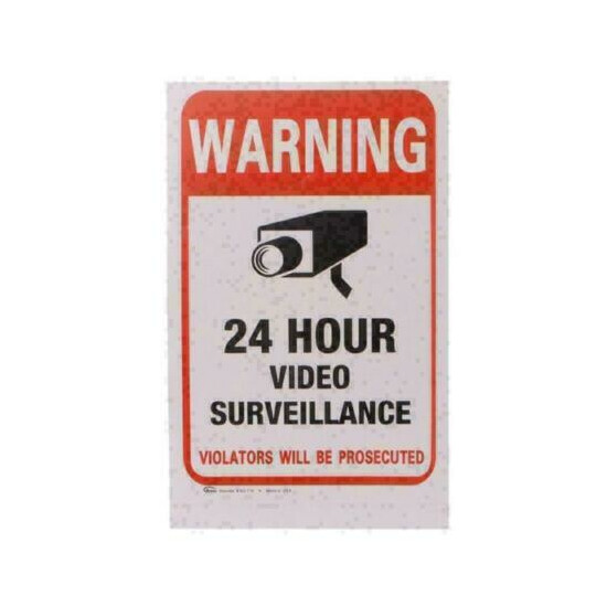 Surveillance Security Camera Video Sticker Warning Sign Hot Z1P6.ca Q3W0 image {3}