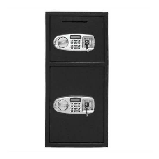 30.5"Large Digital Electronic Safe Box Keypad Lock Security Cash Gun Home Office Thumb {4}