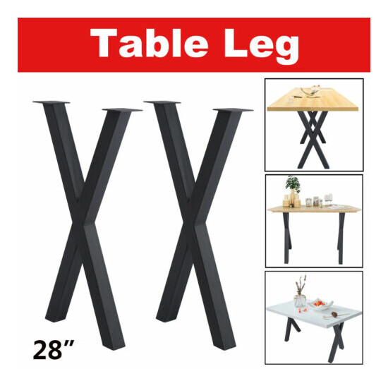 Option Industry Table Legs 28" 22"16"Coffee Desk Chair Legs Metal DIY Furniture Thumb {1}