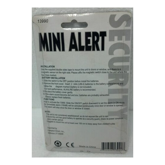Security MINI ALERT for windows & doors Residential/commercial applications NEW image {4}