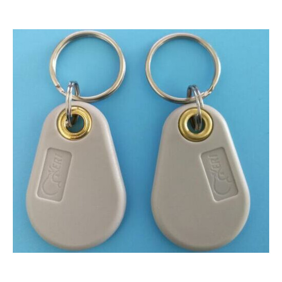 10X 125Khz RFID T5577 EM4305 Writable Token Keyfobs Key Tag Card for Copy Clone image {2}