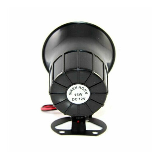 Siren Alarm Horn Outdoor DC 12V Loud 115Db Exterior Durable Speaker 15W Security image {3}