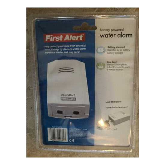 First Alert Battery Powered Water Alarm WA100 image {2}