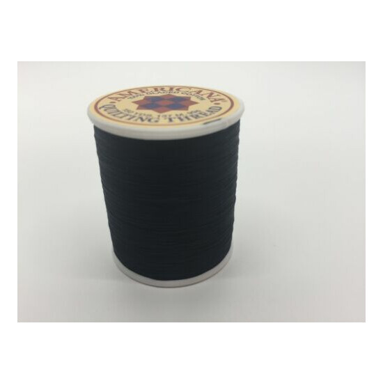 Sewing Thread 100% Cotton Spool Black USA All Purpose Sew For Mask Quilting New image {5}