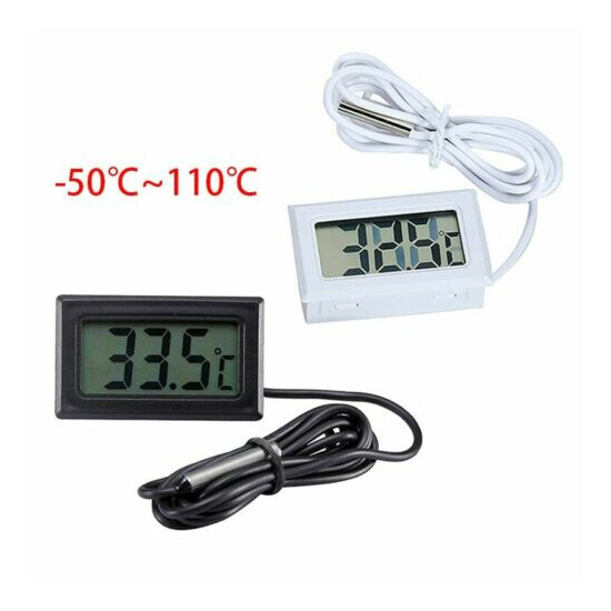 Electronic Water Temp Gauge Digital Thermometer LCD Display Thermometer New Mini image {3}