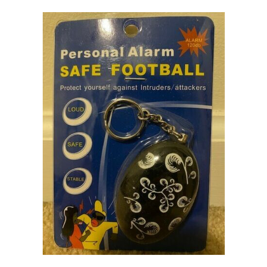 Personal Alarm Safe Football - Loud, Safe and Stable 120db image {1}