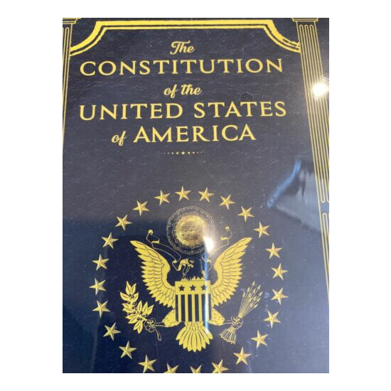 Portable Diversion Book Safe Vault With Combination Lock (Constitution of the US image {1}