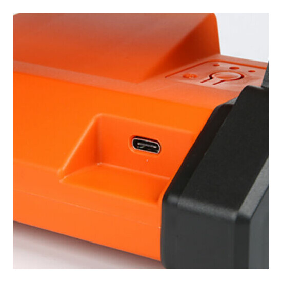 2 In 1 Portable Desk Mini Charging Fan TYPE-C Stepless Adjustment USB Battery image {4}