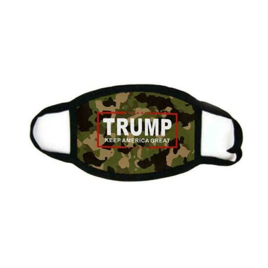 Trump 2020 Face Mask Protection MAGA Keep America Great Trump Face Reusable image {3}