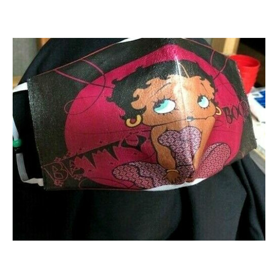 ***Betty Boop*** REVERSIBLE Cotton Face mask (handmade)AA image {3}
