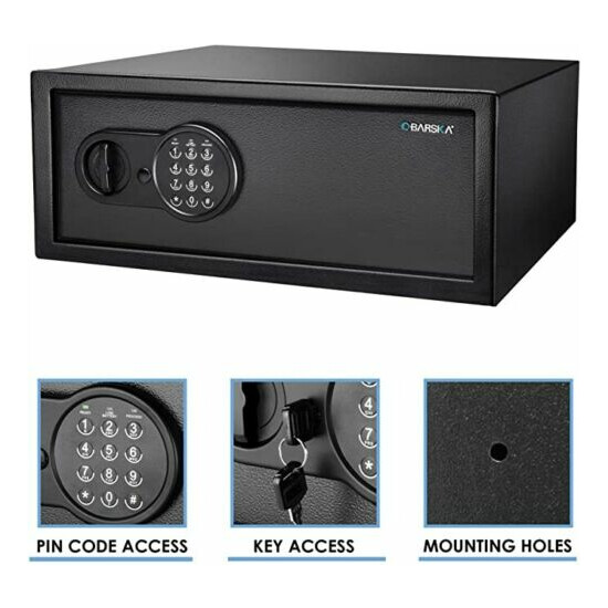 Barska AX13090 Digital Keypad Security Safe Box  image {2}