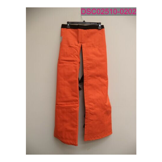 Stain-Classified UL Chainsaw Protection Pants-Bright Orange-One Size-36" Length image {2}