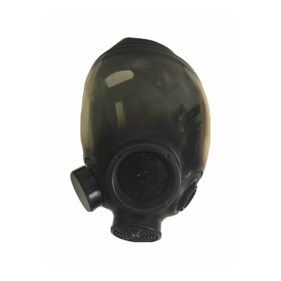 MSA 7-1293-3 Large Full Face Gas Mask Respirator Government Surplus image {1}