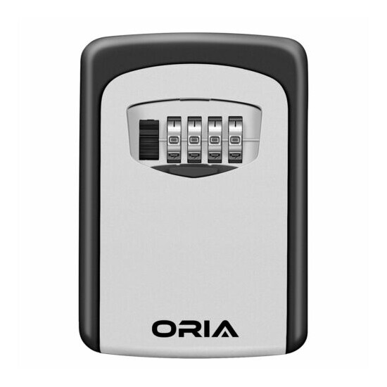 Wall-Mounted Waterproof and Rainproof Outdoor Key Lock Storage Safe Box 4 Digits image {2}