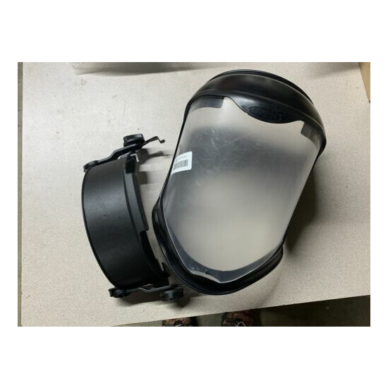 NewHoneywell S8515 Bionic Face Shield w/UVEX S8590 Hardhat Adapter Polycarbonate image {2}
