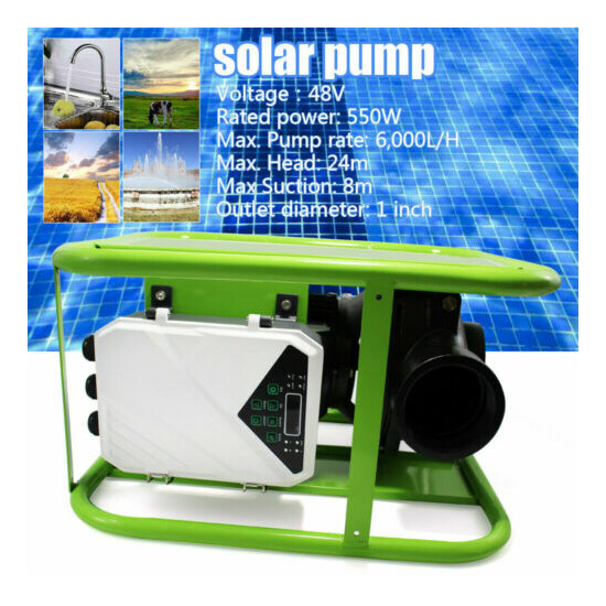 550W DC48V Solar Water Pump MPPT Controller For Agriculture Garden Irrigation image {2}