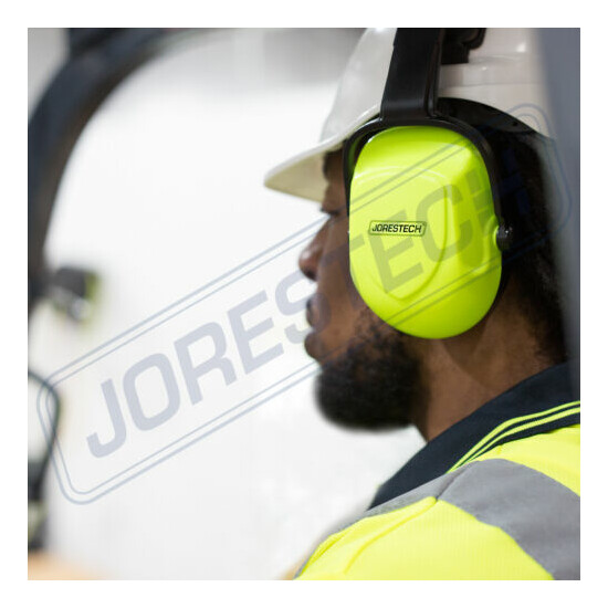 JORESTECH CLIP ON EAR MUFF PROTECTOR HARD HAT MOUNTING EAR MUFF NRR 25db Thumb {4}