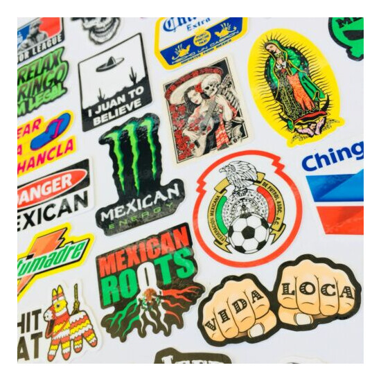 MEXICAN CHINGON Hard Hat Stickers 40 MEXICO HardHat Sticker Pegatinas cascos  image {6}