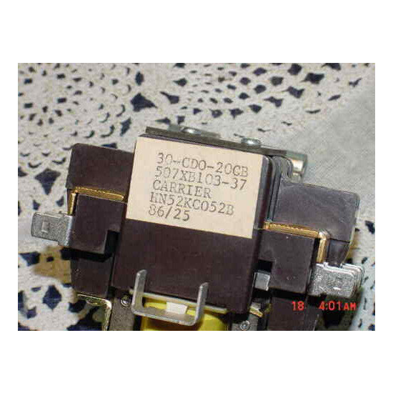 Universal Parts HN 52KC 052 Contactor 2 Pole 30 Amp, Coil Voltage 120Vac, NEW! image {6}