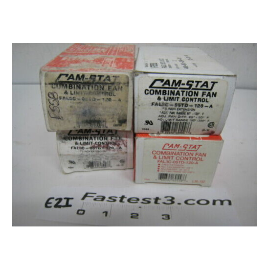 CAM-STAT FAL3C-05TD-120-A COMBINATION FAN & LIMIT CONTROL Pack of 5 image {1}