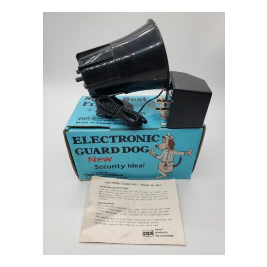 Guard Dog Speaker Barking Burglar Alarm Vintage Model BB-2 Power Horn  image {1}