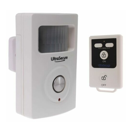Wireless Shed & Garage PIR Battery Alarm (with Built in Siren) image {1}