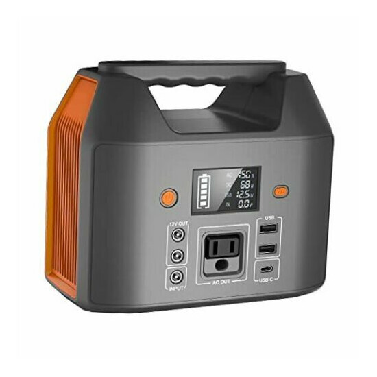 Portable Power Station 155Wh/42000mAh, Power Bank with AC Outlet 110V/6 150W image {1}