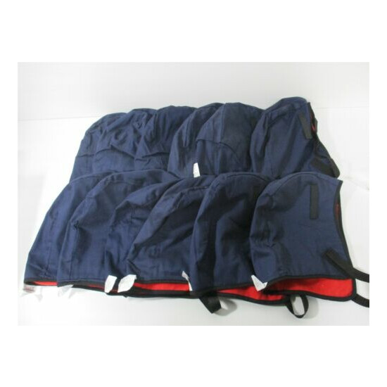 Jackson Safety (14500) 200 Series Navy Red Cotton Fleece Winter Liner - Qty 12 image {1}