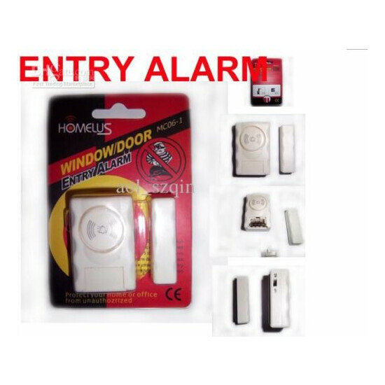 STOP BURGLAR Magnetic Window Door Security Sensor Alarm 1 Unit, Family Safe Gift image {3}