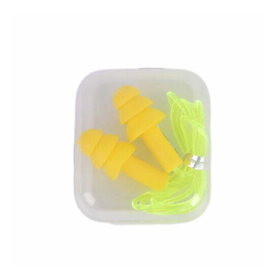 Earplugs Noise Reduction Silicone Soft Ear Plugs PVC Rope Earplugs ProtectivP-dm image {14}