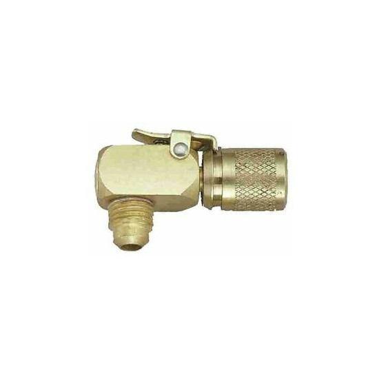 Imperial 17-C Quick Coupler,Low Loss,1/4 In Mxf,90 Deg image {1}