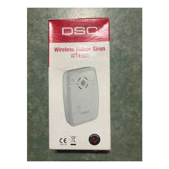 DSC Two Way Alexor Wireless Indoor siren alarm WT4901EU HILLS TYCO Kantech NEW  image {1}