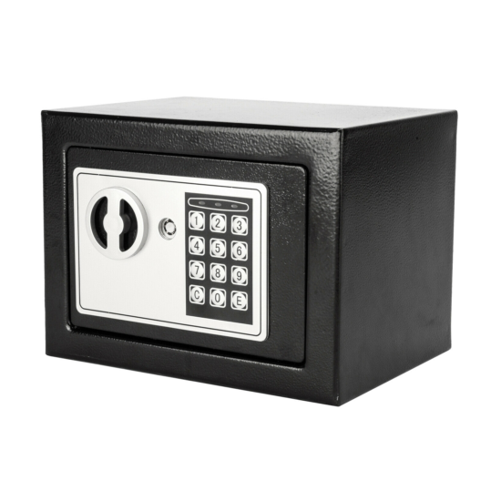 US 17E Home Fireproof Electronic Password Digital Steel Plate Safe Box Gun Cash image {1}