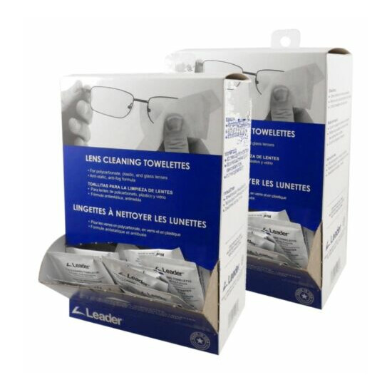 Lens & Screen Cleaning Towelettes Boxed by Leader image {4}