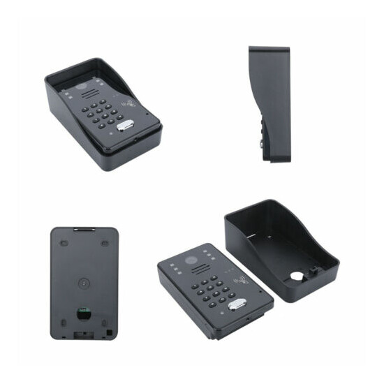 7" Lcd Monitors kit outdoor camera Electric Strike Lock+wireless remote control image {3}