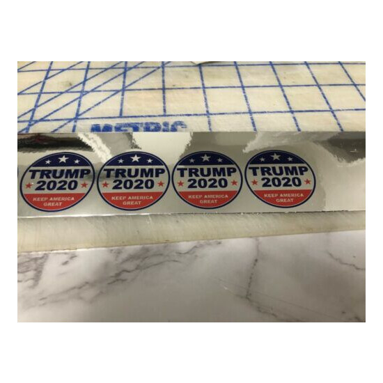  Funny TRUMP 2020 ROUND Hard Hat Sticker Construction Decal  image {9}