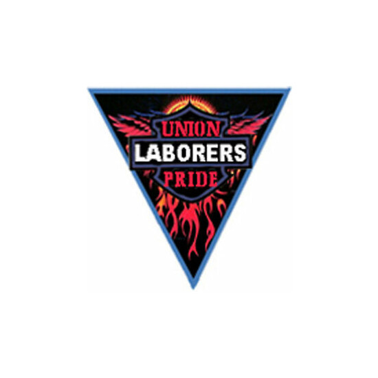 Union pride laborer sticker, CL2A image {1}