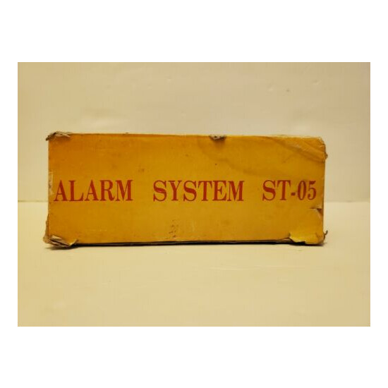 Vintage 80's "S.I.Z.International" Alarm System #ST-05 Electronic Alarm image {3}