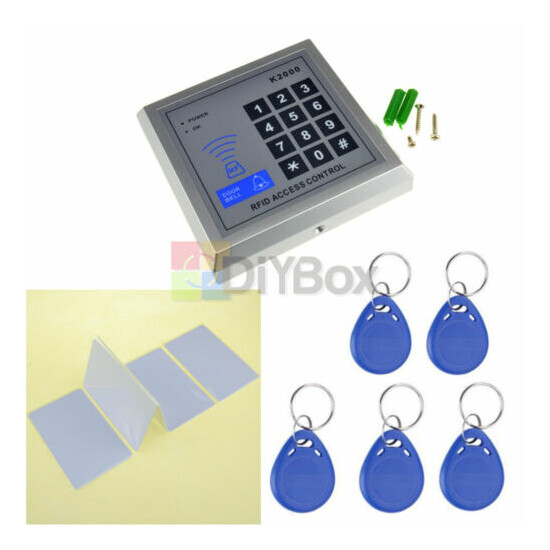 System Security IC/ID RFID Proximity Entry Door Lock Access Controller Key Fobs image {1}