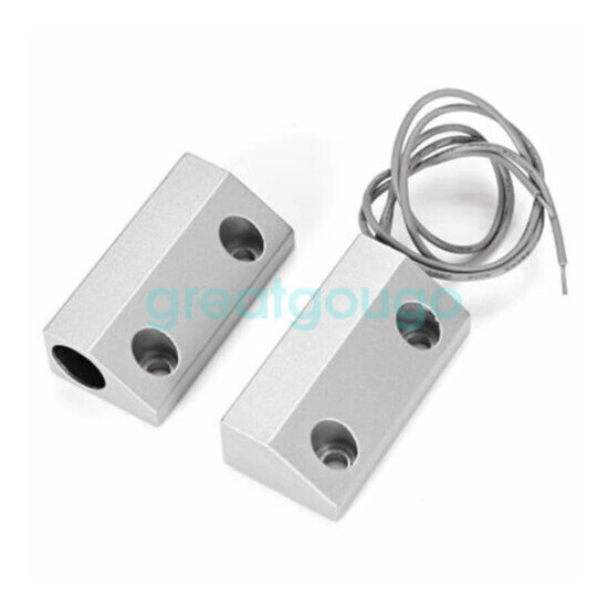 Wired Window Magnetic Contact Sensor Detector Switch for GSM Home Alarm Security image {3}