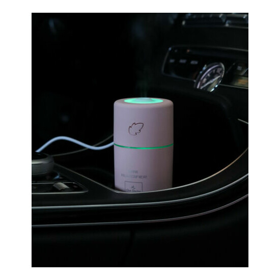 Portable USB LED Mini Car Home Humidifier Aroma Oil Diffuser Mist Purifier image {2}
