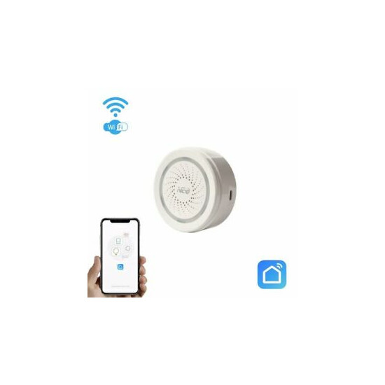 Smart 100DB Siren Alarm WiFi Wireless image {1}