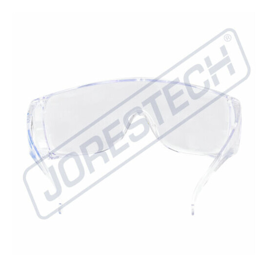 JORESTECH CLEAR LENS SAFETY FITS OVER GLASSES UV  image {5}
