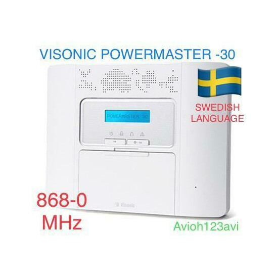 VISONIC PowerMaster-30 PG-2 KP SWE PANEL (SWEDISH) 868.0 MHz image {1}