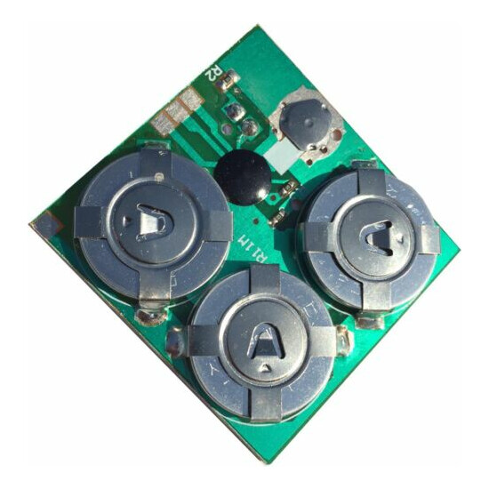 Flasher LED PCB with battery Dummy House Alarm Siren Security Bell flash Decoy image {3}