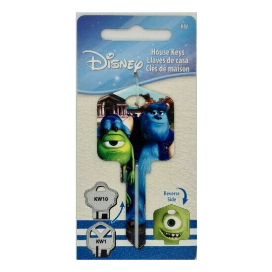 Monsters Inc - Mike and Sully House Key Blank - Collectable Key - Disney - Pixar image {1}