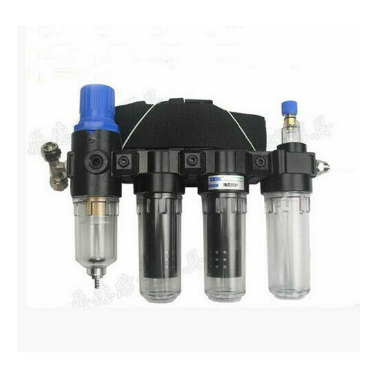4in1 Paint Spray Supplied Air Fed Respirator System use with 6800 6200 7502 mask image {3}
