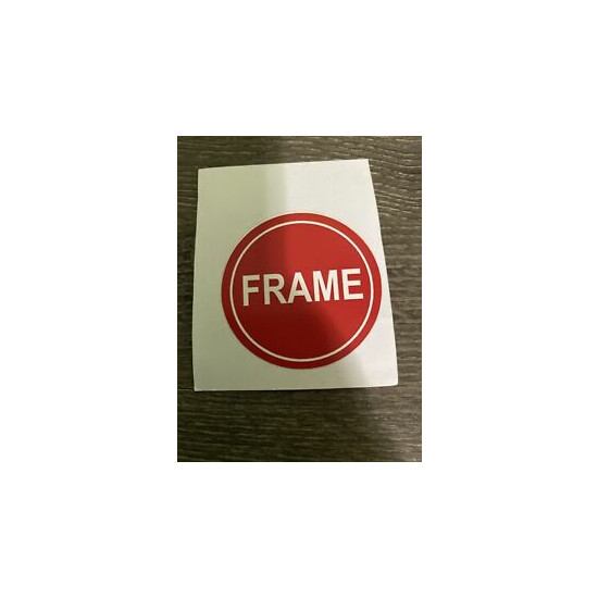 Frame Decal Hard Hat Sticker  image {1}