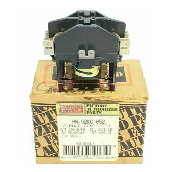 NEW FURNAS 45EG20AF601R 2-POLE CONTACTOR REPLACEMENT COMPONENTS DIVISION HN image {1}